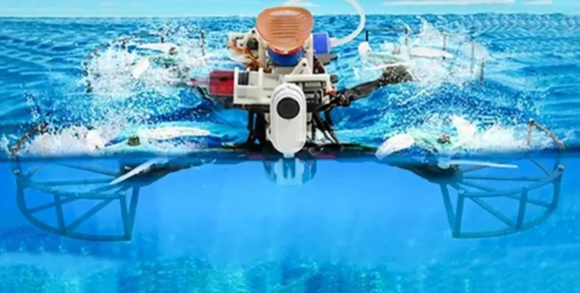 XMAKE_amphibious drone parts made by HDF