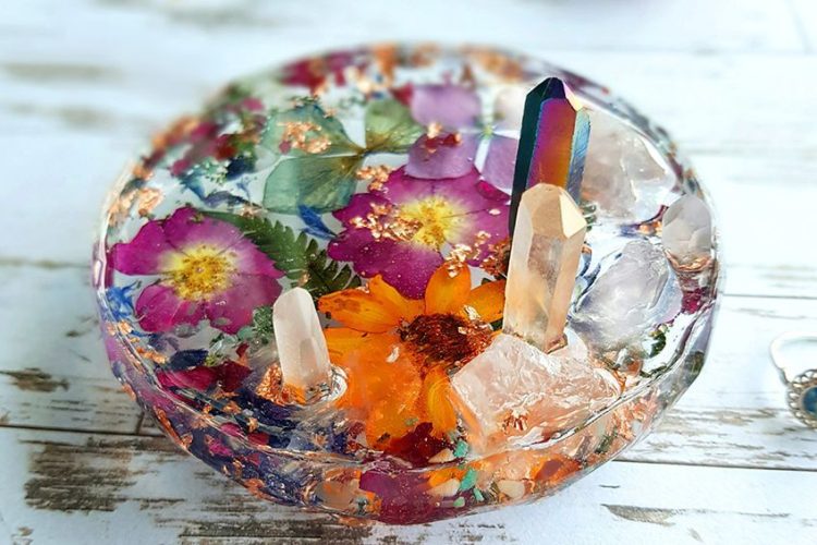 a piece of resin product a piece of resin product