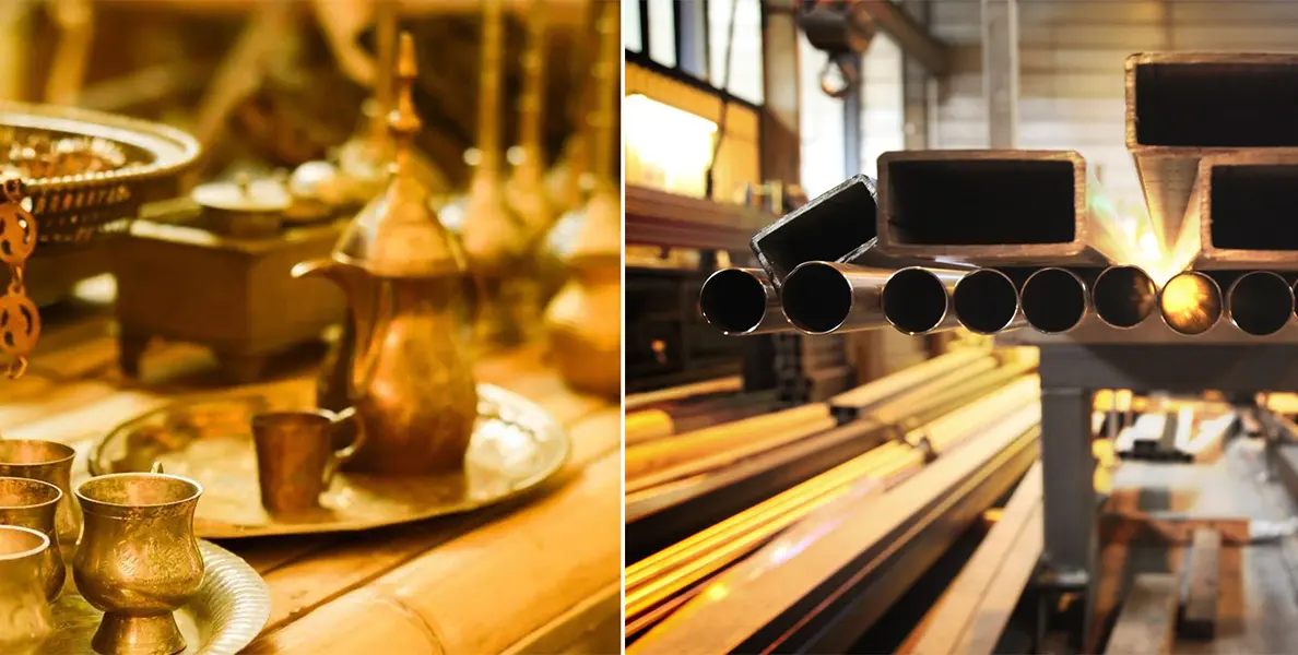 XMAKE_compare brass and other metal/alloy