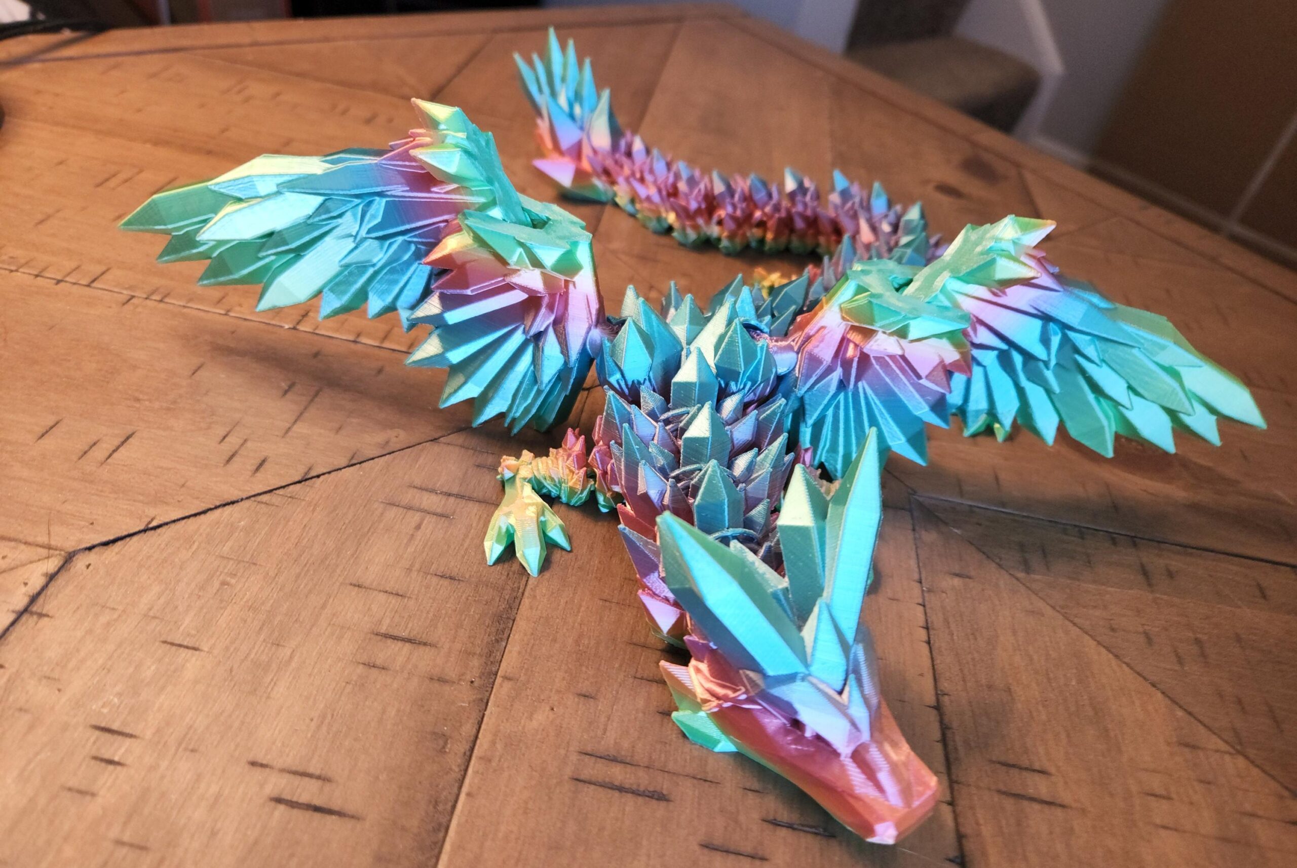 powerful 3d-printed dragon 